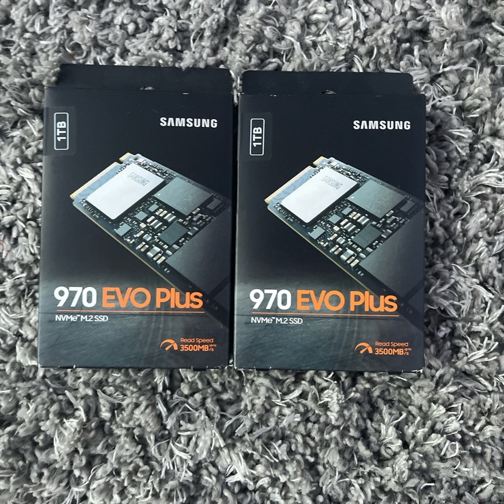 Samsung 970 EVO Plus NVMe M.2 SSD - Black